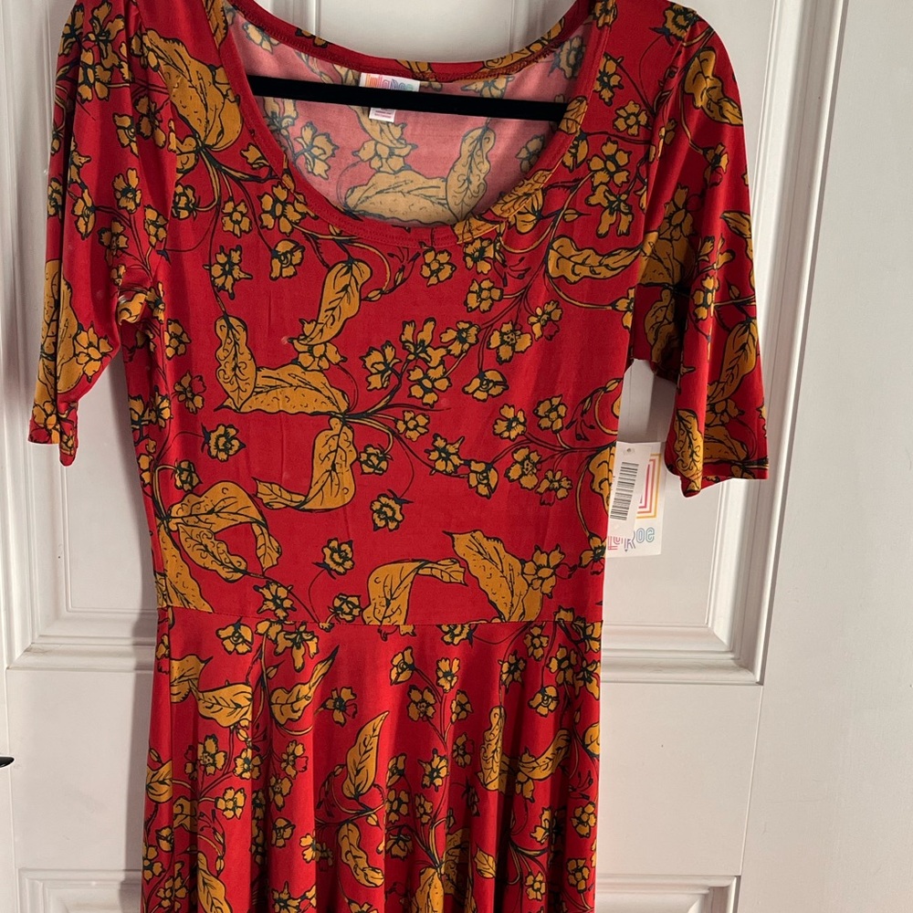 Lularoe multicolor dress. Dress is new with tags discounted.